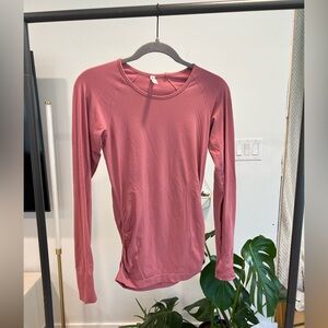 NWOT Womens ATHLETA Speedlight Seamless Long Sleeve Eros Pink*